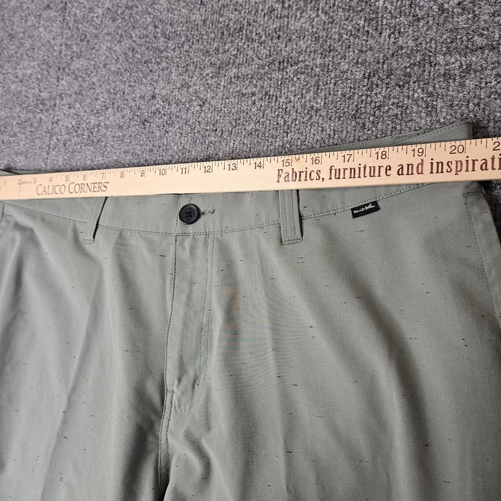 Travis Mathew Men's‎ Golf Shorts Size 40 Green Heathered Stretch Preppy
